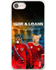 'Russia Doggos' Personalized 2 Pet Phone Case
