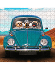 'The Beetle' Personalized 3 Pet Puzzle