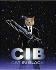 'Cat in Black' Personalized Pet Puzzle