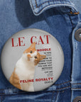 Le Cat Custom Pin