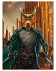 'Loki Doggo' Personalized Pet Poster