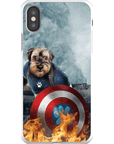 'Captain Doggmerica' Personalized Phone Case