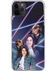'1980s Lazer Portrait Pet(Male)/Human(Female)' Personalized Phone Case