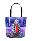 'The Male DJ' Personalized Tote Bag