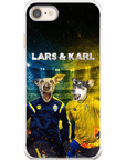 'Sweden Doggos Euro Football' Personalized 2 Pet Phone Case