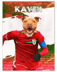 'Iran Doggos Soccer' Personalized Pet Poster