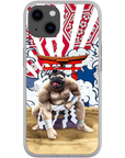 'The Sumo Wrestler' Personalized Phone Case