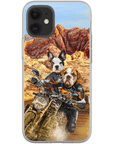 'Dogati Riders' Personalized 2 Pet Phone Case