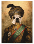 'The Sultan' Personalized Pet Poster