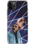 '1980s Lazer Portrait' Personalized Pet Phone Case