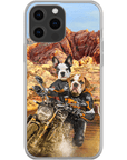 'Dogati Riders' Personalized 2 Pet Phone Case