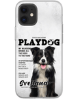 'Playdog' Personalized Phone Case