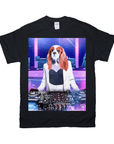 'The Female DJ' Personalized Pet T-Shirt