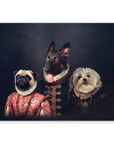 'The Duke Family' Personalized 3 Pet Poster