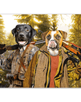 'The Hunters' Personalized 2 Pet Poster