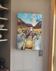 'Harley Wooferson' Personalized Pet Canvas