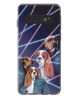 '1980s Lazer Portrait' Personalized 2 Pet Phone Case