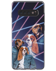'1980s Lazer Portrait' Personalized 2 Pet Phone Case