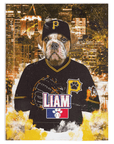 'Pittsburgh Pawrates' Personalized Pet Blanket