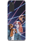'1980s Lazer Portrait' Personalized 2 Pet Phone Case