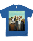 'American Pawthic' Personalized 2 Pet T-Shirt