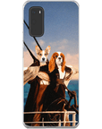 'Titanic Doggos' Personalized 2 Pet Phone Case