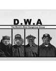 'D.W.A. (Doggo's With Attitude)' Personalized 4 Pet Blanket