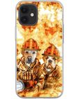 'The Firefighters' Personalized 2 Pet Phone Case