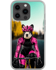 'The Female Cyclist' Personalized Phone Case