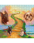 'The Rainbow Bridge 2 Pet' Personalized 2 Pet Puzzle