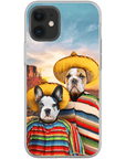 '2 Amigos' Personalized 2 Pet Phone Case