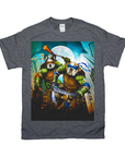'Teenage Mutant Ninja Doggos' Personalized 2 Pet T-Shirt