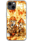 'The Firefighters' Personalized 2 Pet Phone Case