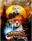 'Street Doggos' Personalized 2 Pet Puzzle