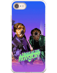 'A Night at the Pawsbury' Personalized 2 Pet Phone Case