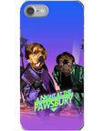 'A Night at the Pawsbury' Personalized 2 Pet Phone Case