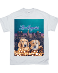 'Doggos of Los Angeles' Personalized 2 Pet T-Shirt
