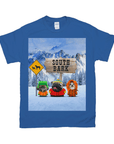 'South Bark' Personalized 3 Pet T-Shirt