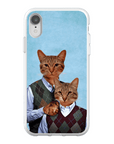 'Step Kitties' Personalized 2 Cat Phone Case