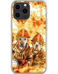 'The Firefighters' Personalized 2 Pet Phone Case