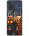 'Superdog & Aquadog' Personalized 2 Pet Phone Case