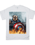 'Captain Doggmerica' Personalized Pet T-Shirt