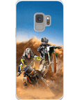 'The Motocross Riders' Personalized 2 Pet Phone Case