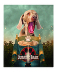 'Jurassic Bark' Personalized Pet Standing Canvas