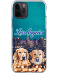 'Doggos of Los Angeles' Personalized 2 Pet Phone Case