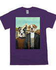 'American Pawthic' Personalized 2 Pet T-Shirt
