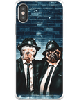 'The Blues Doggos' Personalized 2 Pet Phone Case