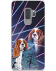 '1980s Lazer Portrait (Female)' Personalized Pet Phone Case