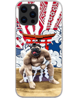 'The Sumo Wrestler' Personalized Phone Case