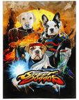 'Street Doggos' Personalized 3 Pet Blanket